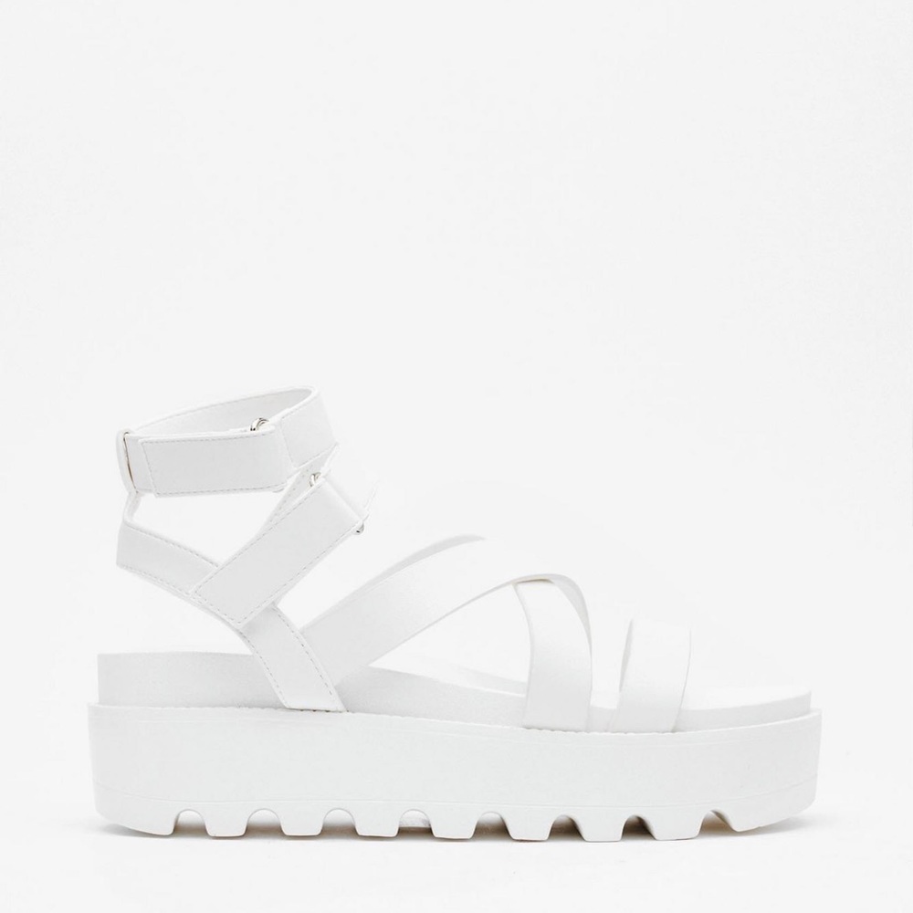 Nasty Gal Platform Cage Sandals